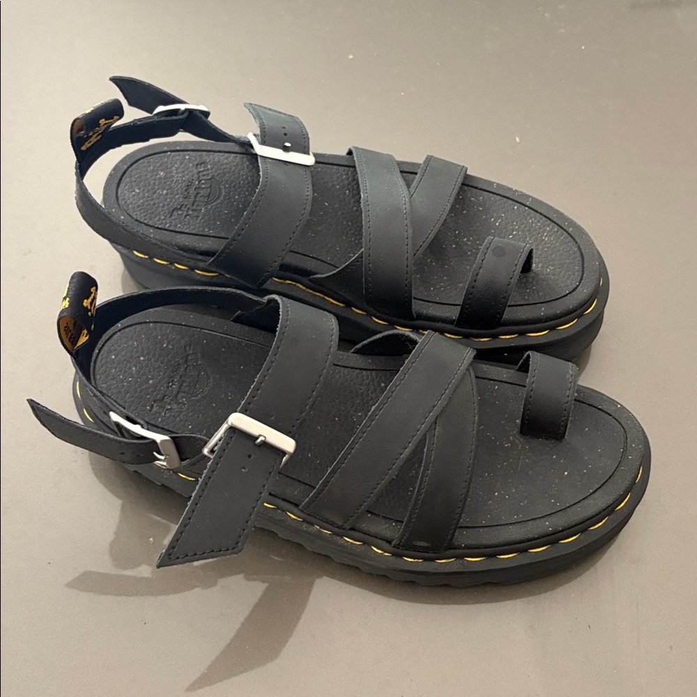 Dr. Martens Black Sandals